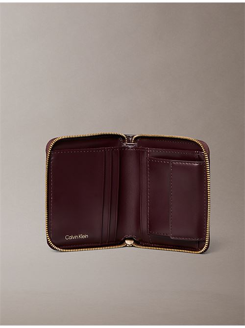 foil logo square zip around CALVIN KLEIN | LV04F1120GBAL